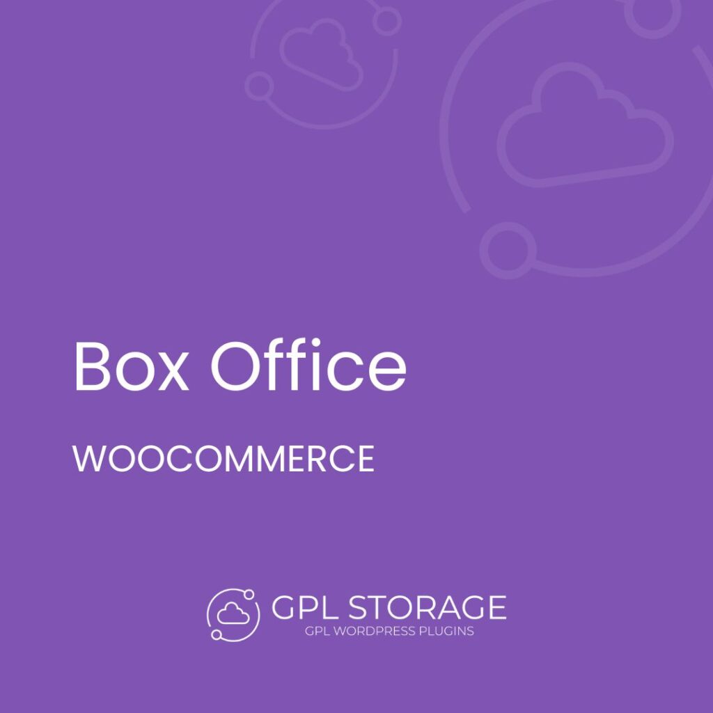 Box Office-WOOCOMMERCE GPL Download