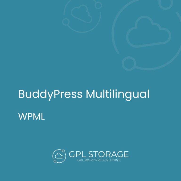 WPML BuddyPress Multilingual