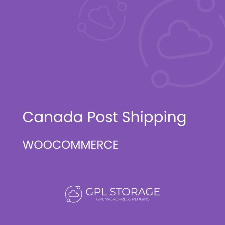 WooCommerce Canada Post Shipping Method