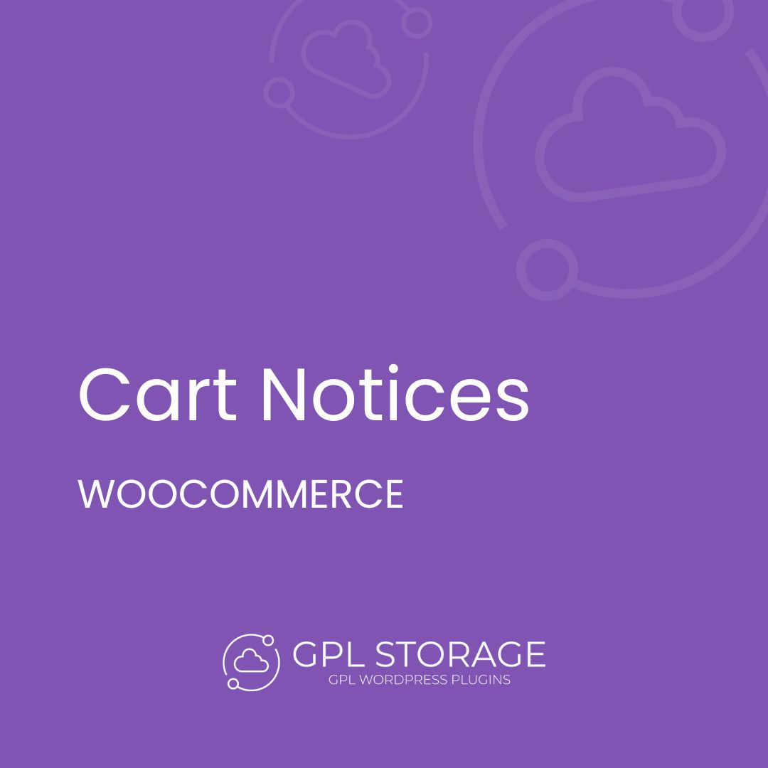 Cart Notices-WOOCOMMERCE GPL Download