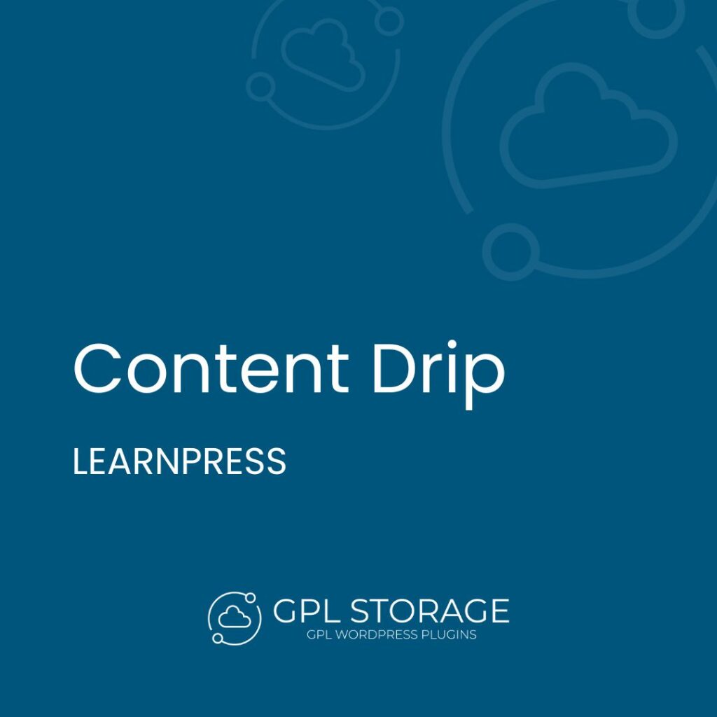 Content Drip-LEARNPRESS GPL Download