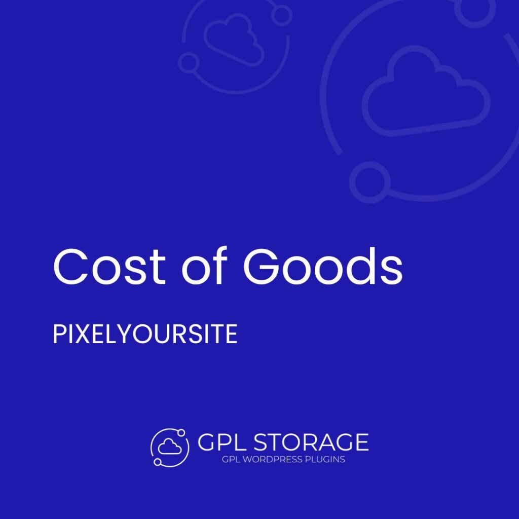 Cost Of Goods-PIXELYOURSITE GPL Download