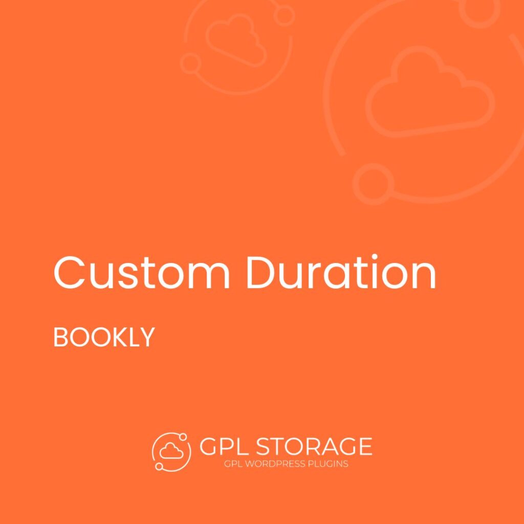 Custom Duration-BOOKLY GPL Download