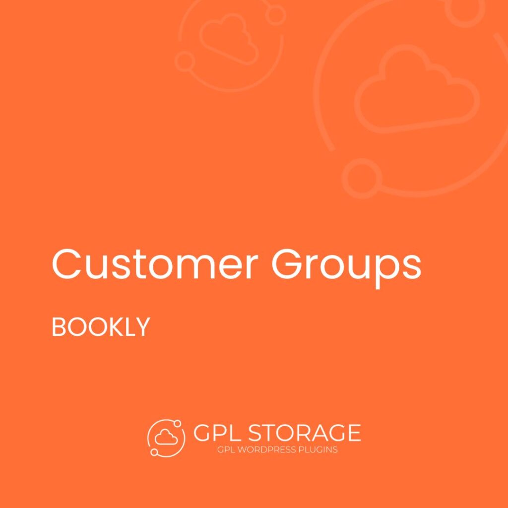 Customer Groups-BOOKLY GPL Download