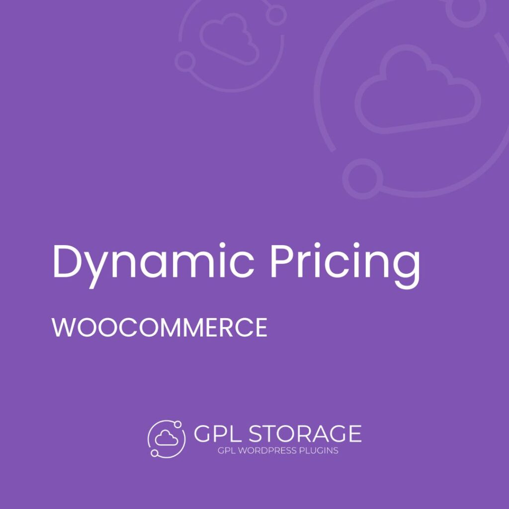 Dynamic Pricing-WOOCOMMERCE GPL Download