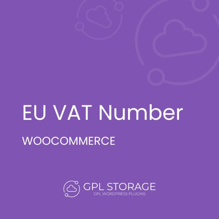 WooCommerce EU VAT Number