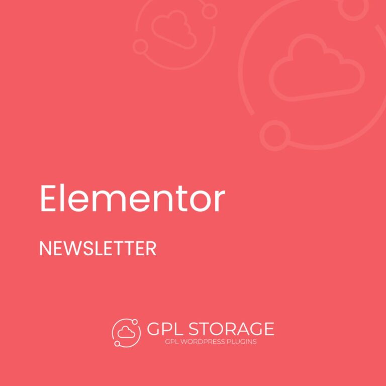 Newsletter – Elementor Pro Addon