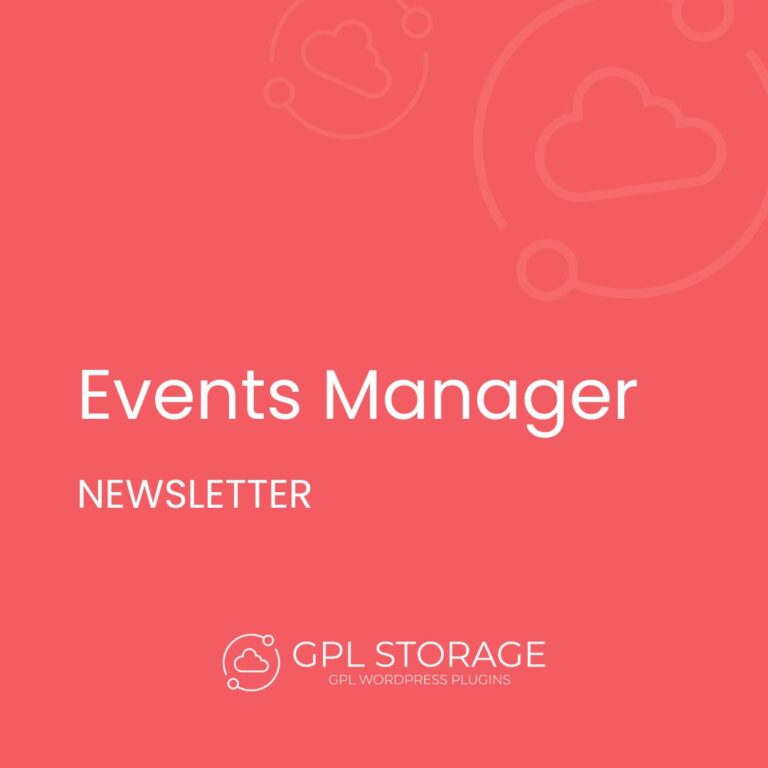 Newsletter – Events Manager Integration