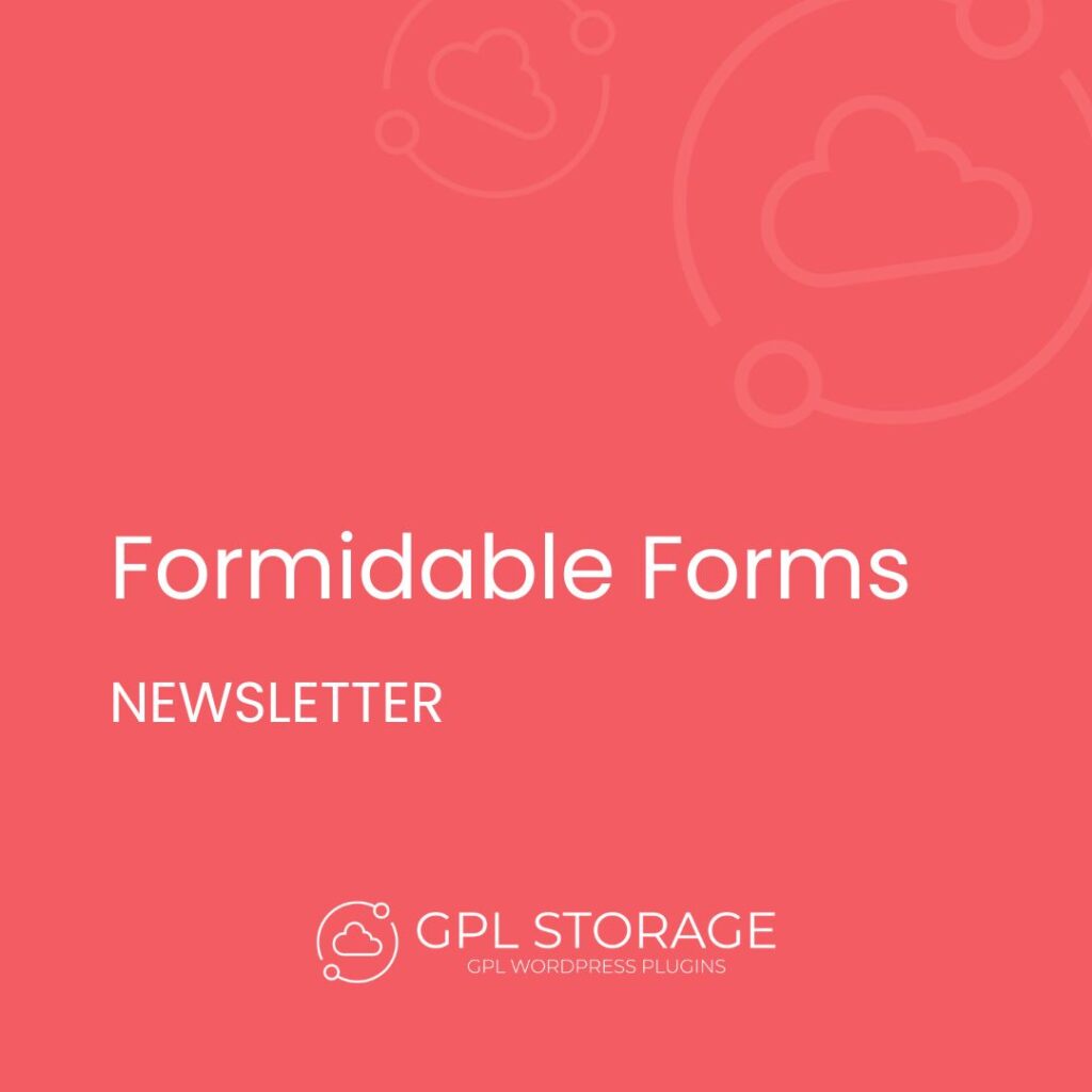 Formidable Forms-NEWSLETTER GPL Download