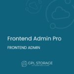 Frontend Admin Pro