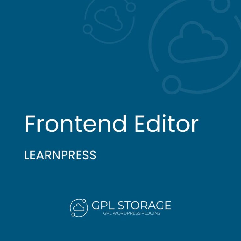 LearnPress Frontend Editor