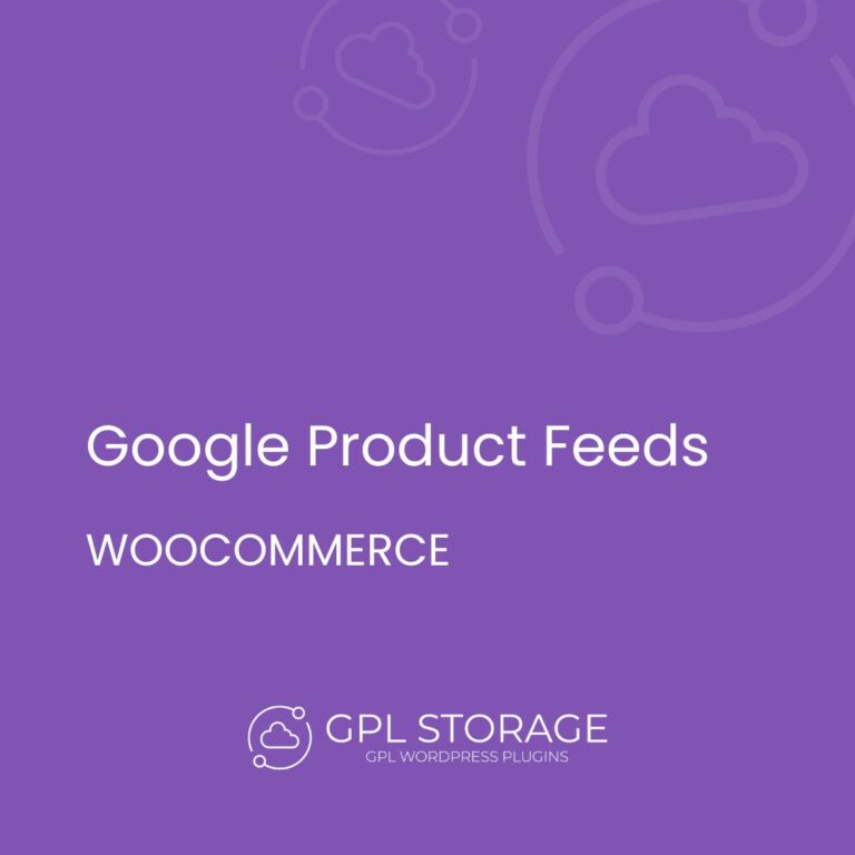 WooCommerce Google Product Feeds