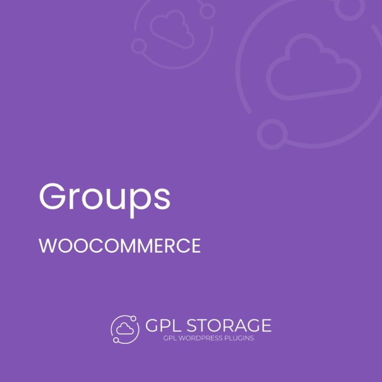 WooCommerce Groups