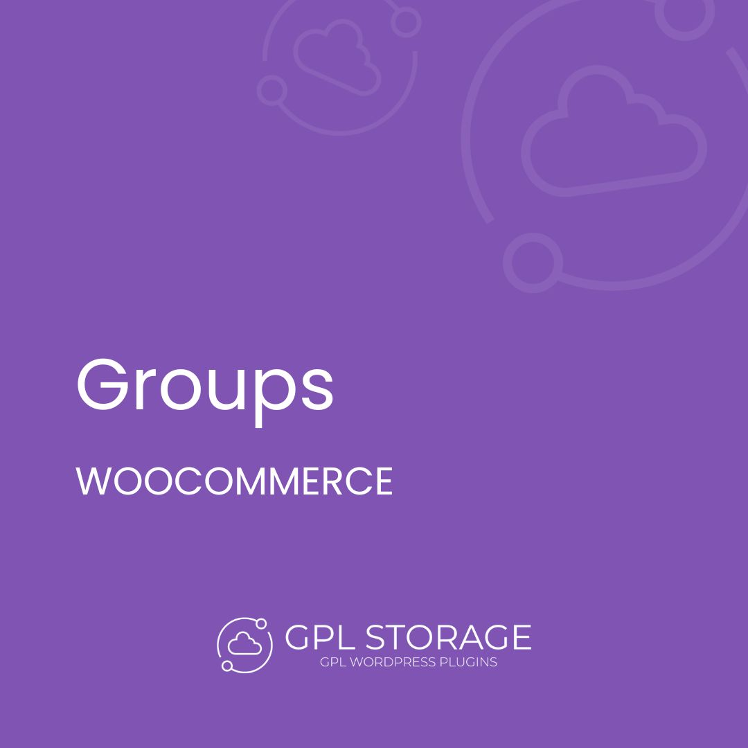 Groups-WOOCOMMERCE GPL Download