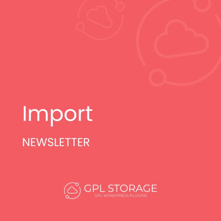 Newsletter – Import