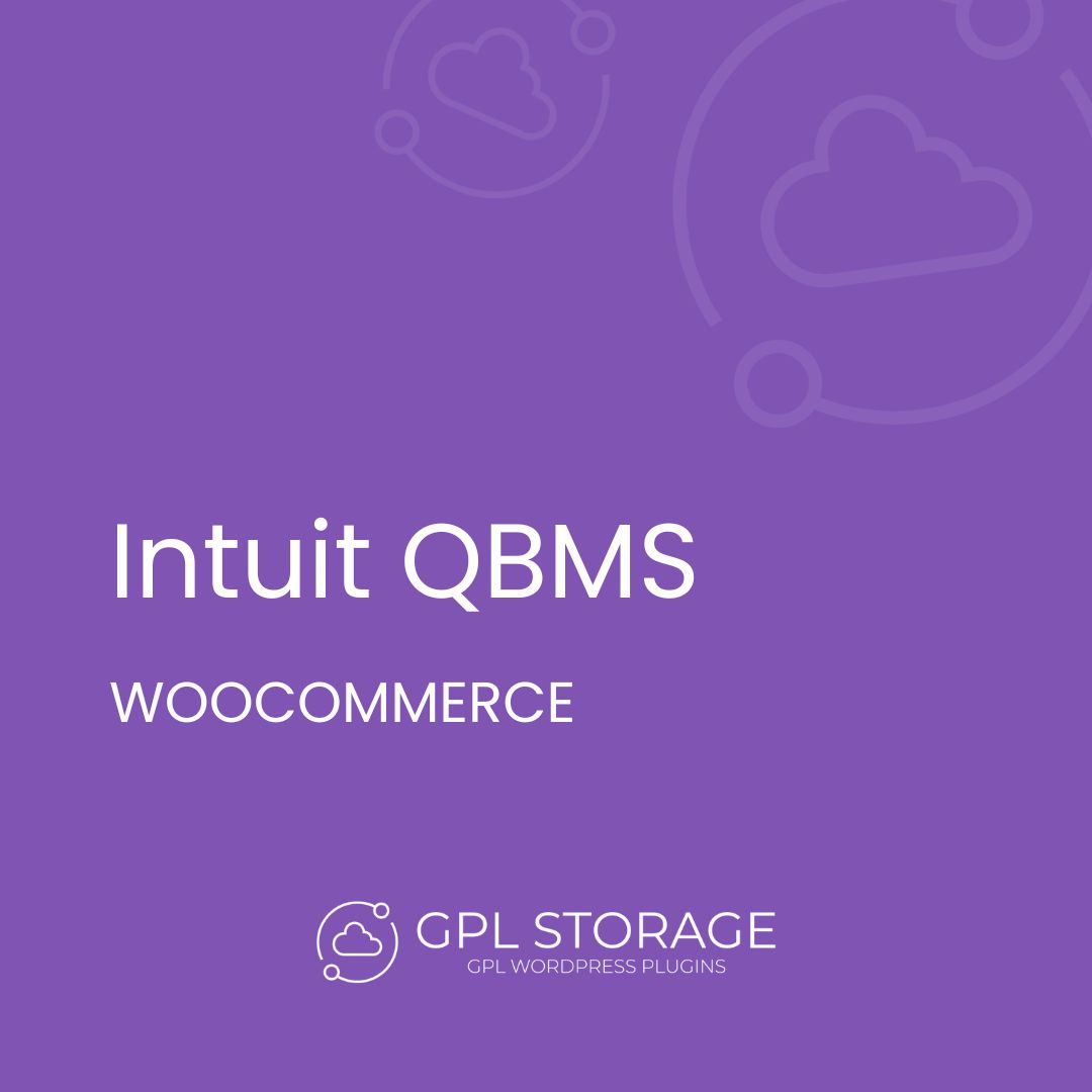 Intuit Qbms-WOOCOMMERCE GPL Download