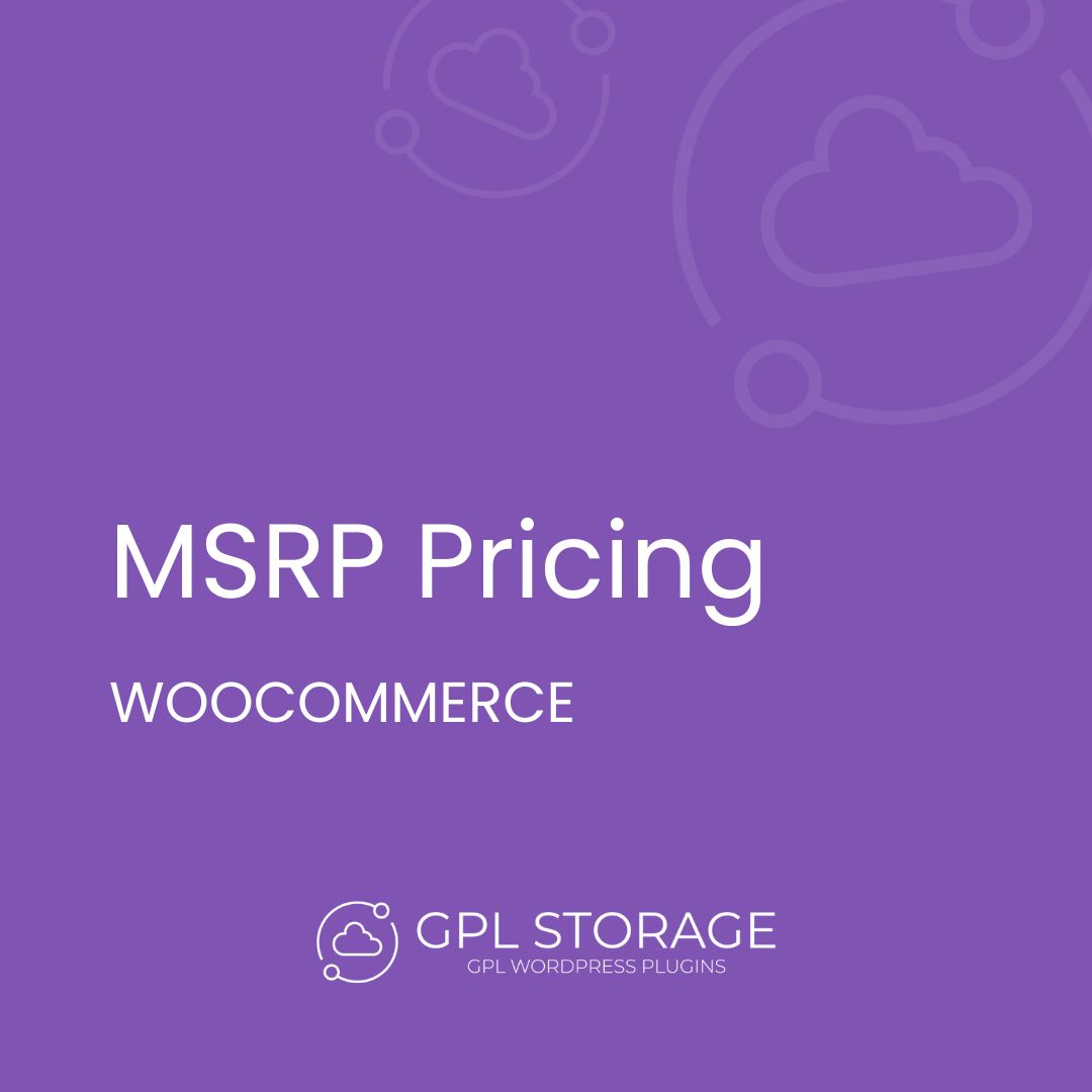 Msrp Pricing-WOOCOMMERCE GPL Download