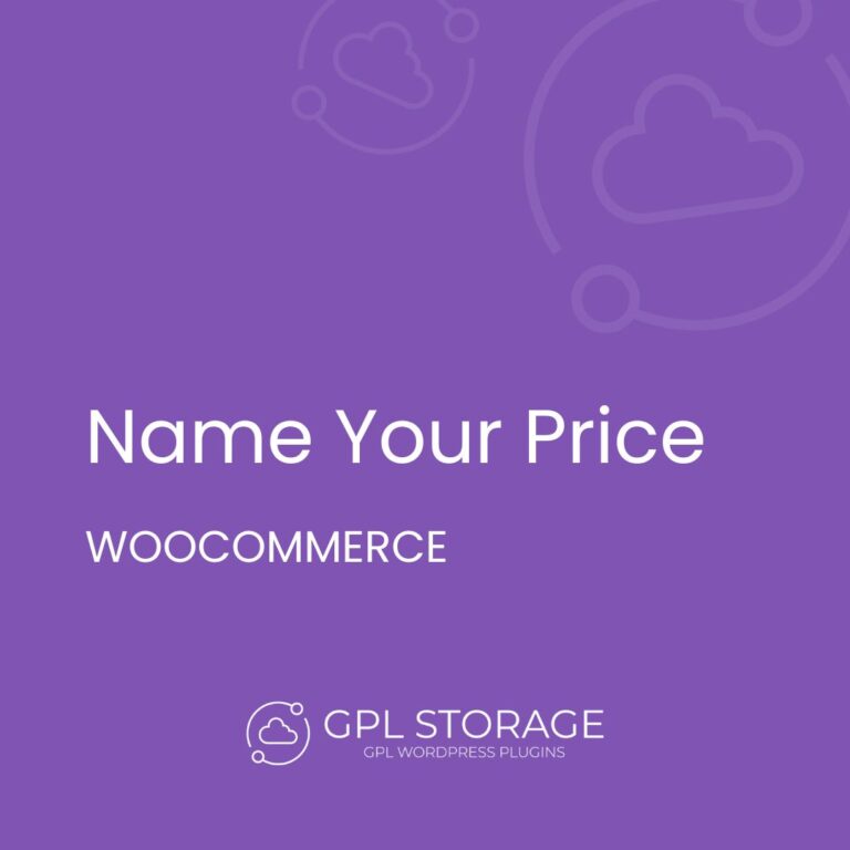 WooCommerce Name Your Price