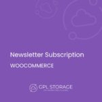 WooCommerce Newsletter Subscription