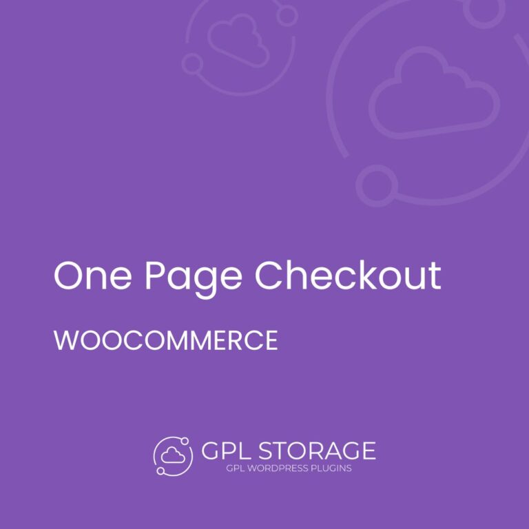 WooCommerce One Page Checkout