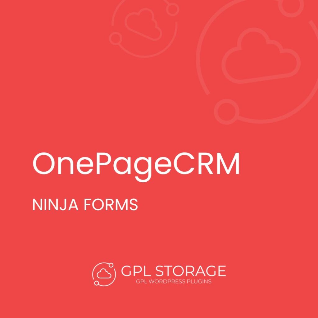 Onepagecrm-NINJA FORMS GPL Download