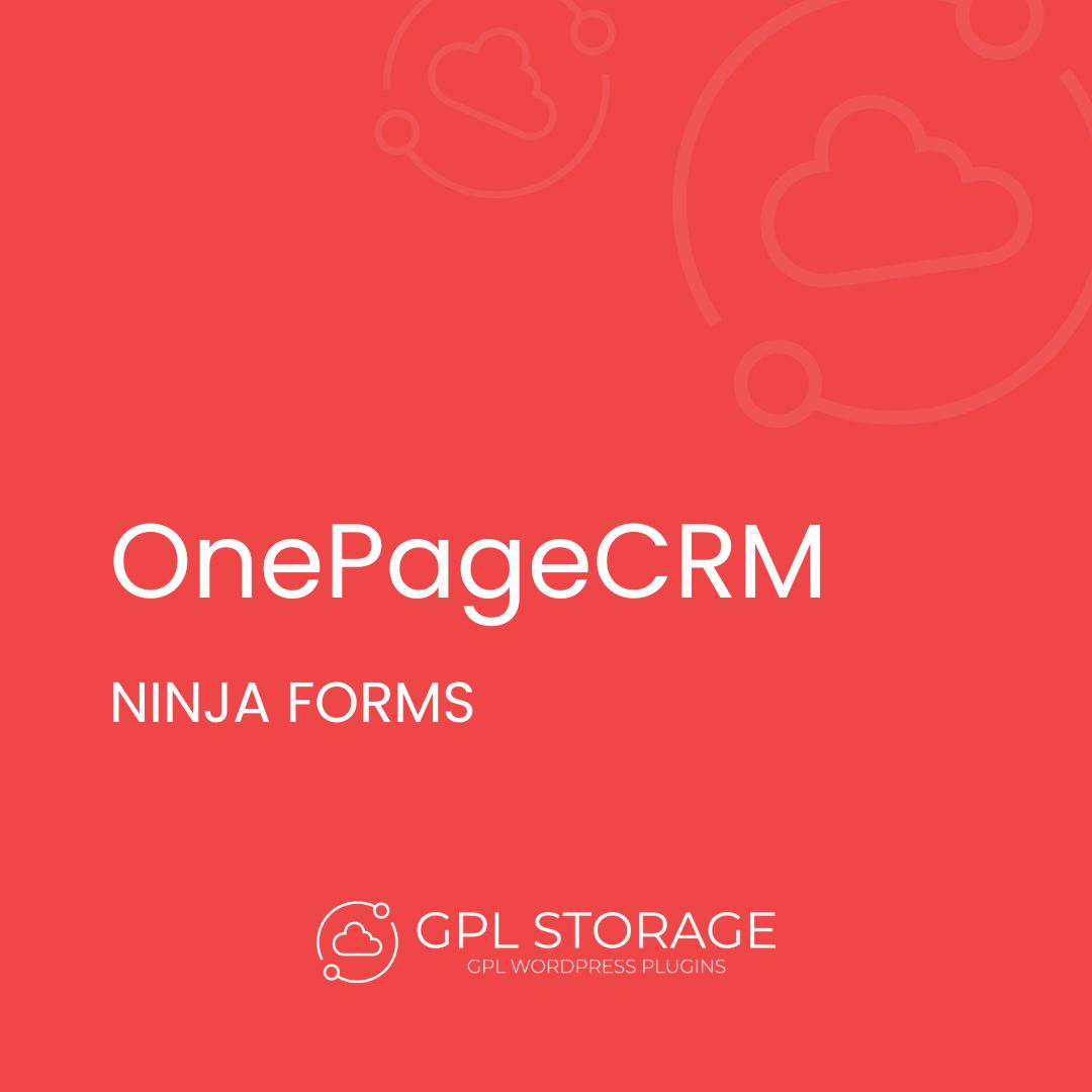 Onepagecrm-NINJA FORMS GPL Download