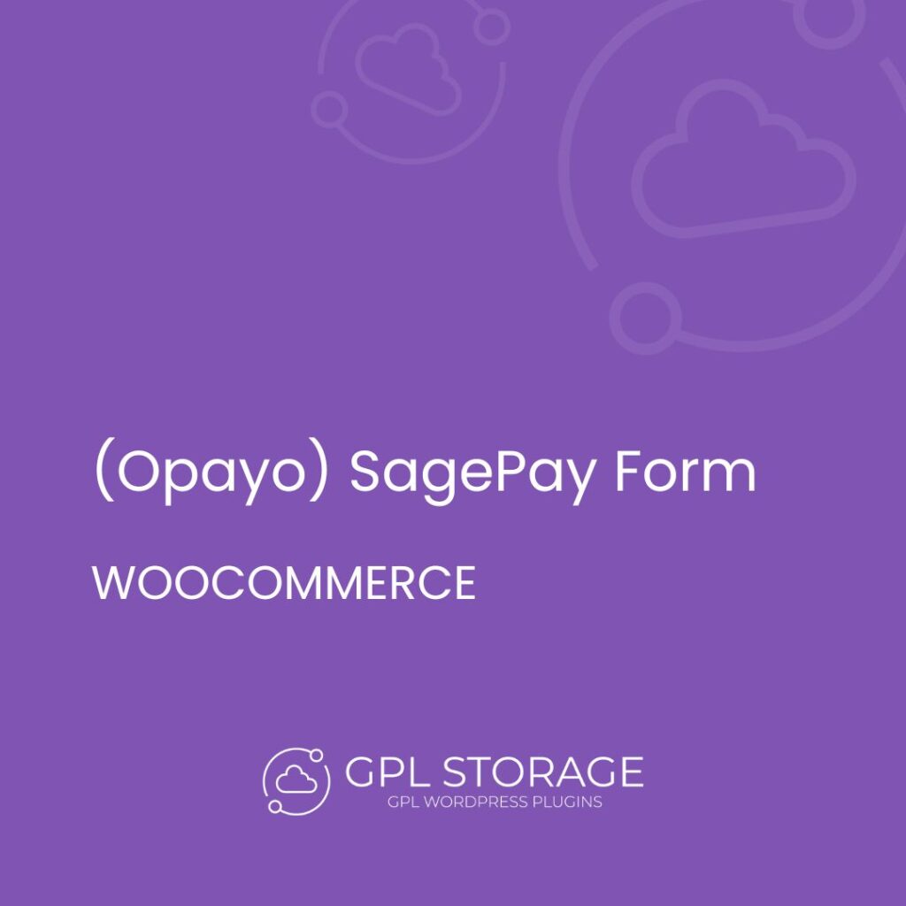 (opayo) Sagepay Form-WOOCOMMERCE GPL Download