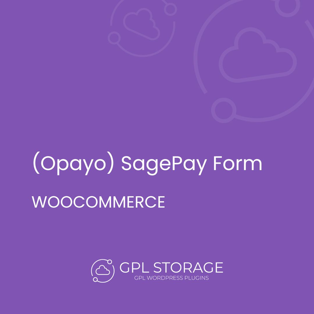 (opayo) Sagepay Form-WOOCOMMERCE GPL Download