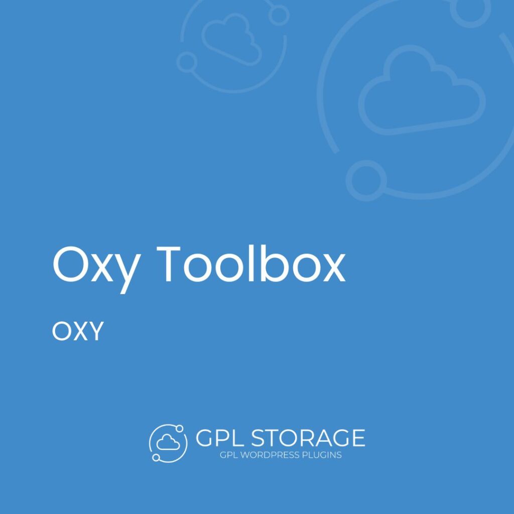 Oxy Toolbox-OXY GPL Download