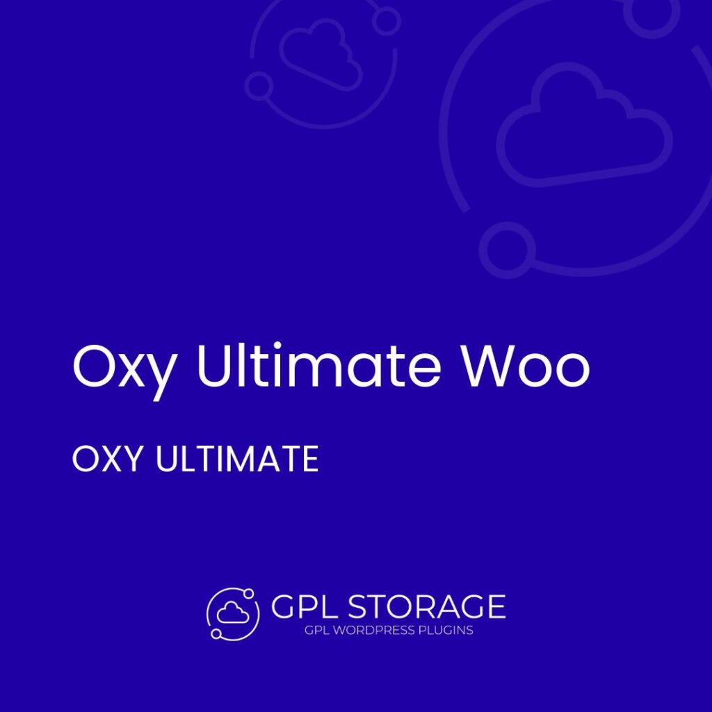 Oxy Ultimate Woo-OXY ULTIMATE GPL Download