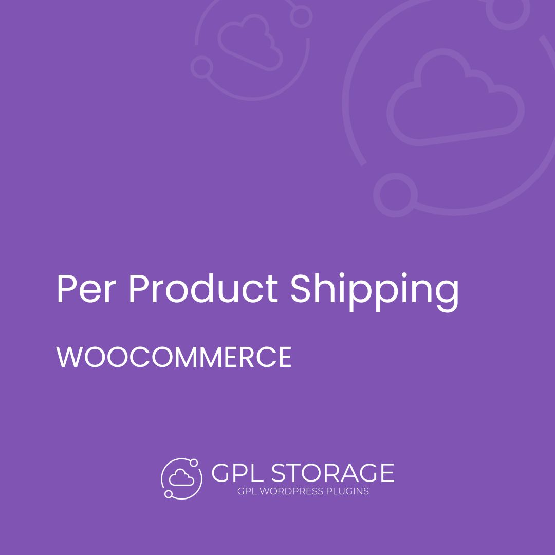 Per Product Shipping-WOOCOMMERCE GPL Download