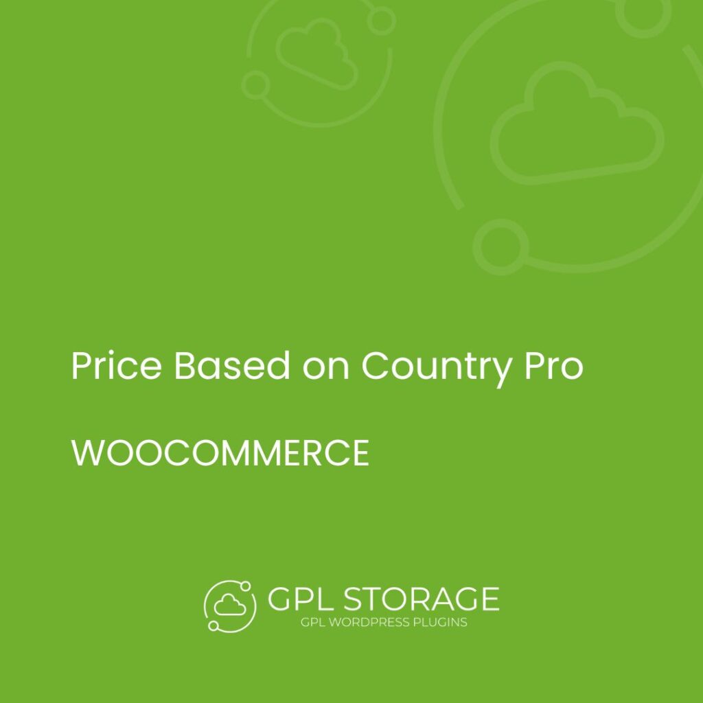 Price Based On Country Pro-WOOCOMMERCE GPL Download