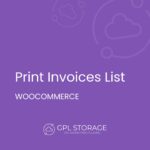 WooCommerce Print Invoices & Packing List