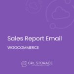 WooCommerce Sales Report Email