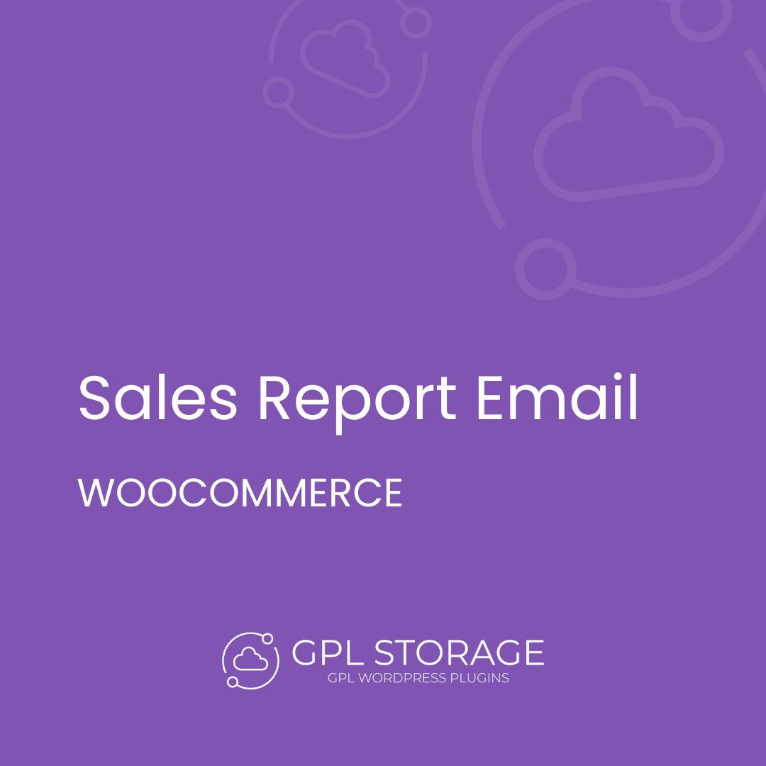 Sales Report Email-WOOCOMMERCE GPL Download