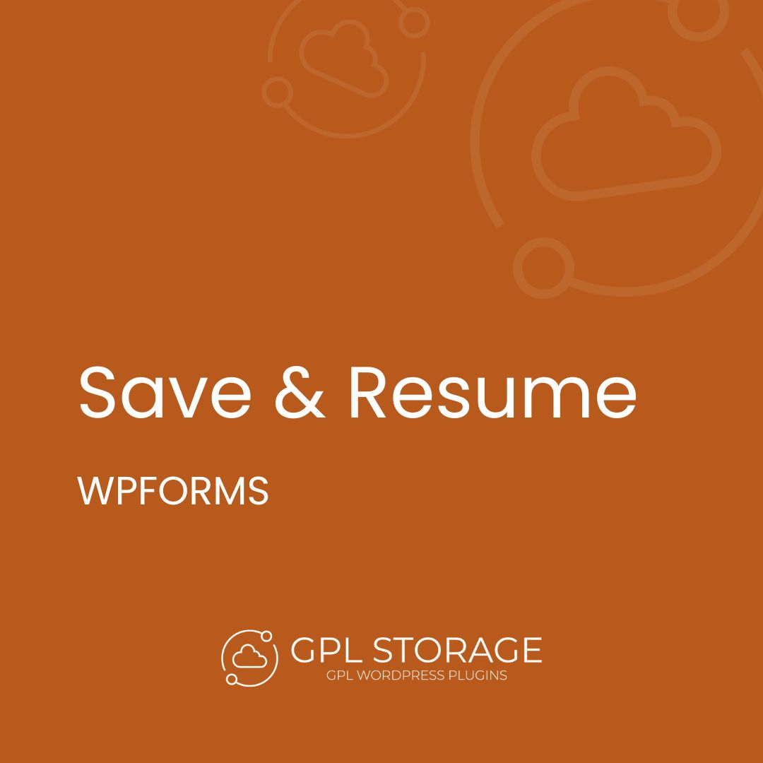 Save & Resume-WPFORMS GPL Download