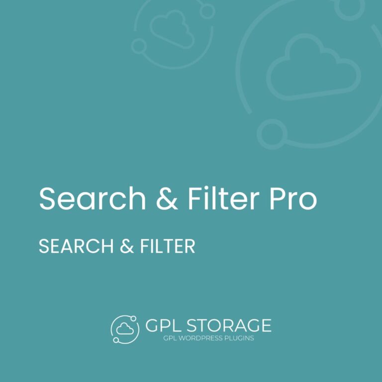 Search & Filter Pro