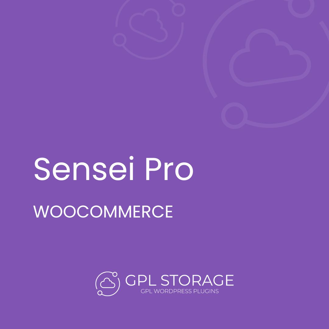 Sensei Pro-WOOCOMMERCE GPL Download