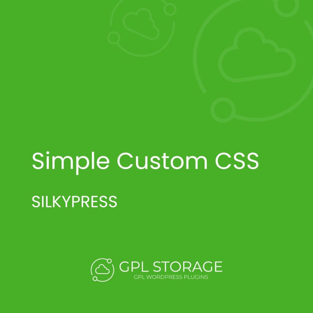 Simple Custom Css-SILKYPRESS GPL Download