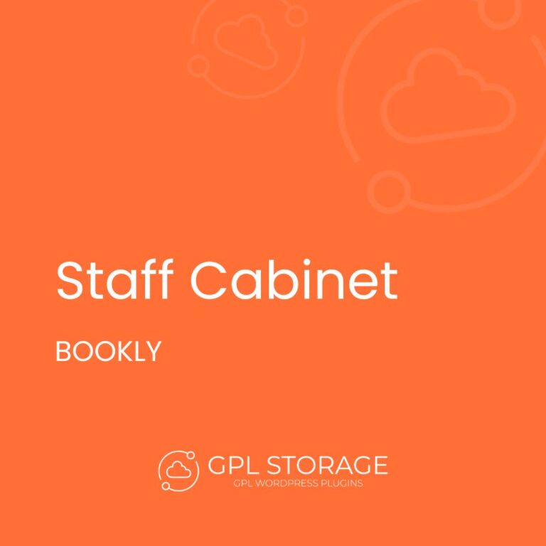 Bookly Staff Cabinet (Add-on)