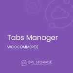 WooCommerce Tabs Manager