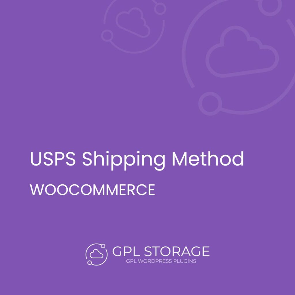 Usps Shipping Method-WOOCOMMERCE GPL Download