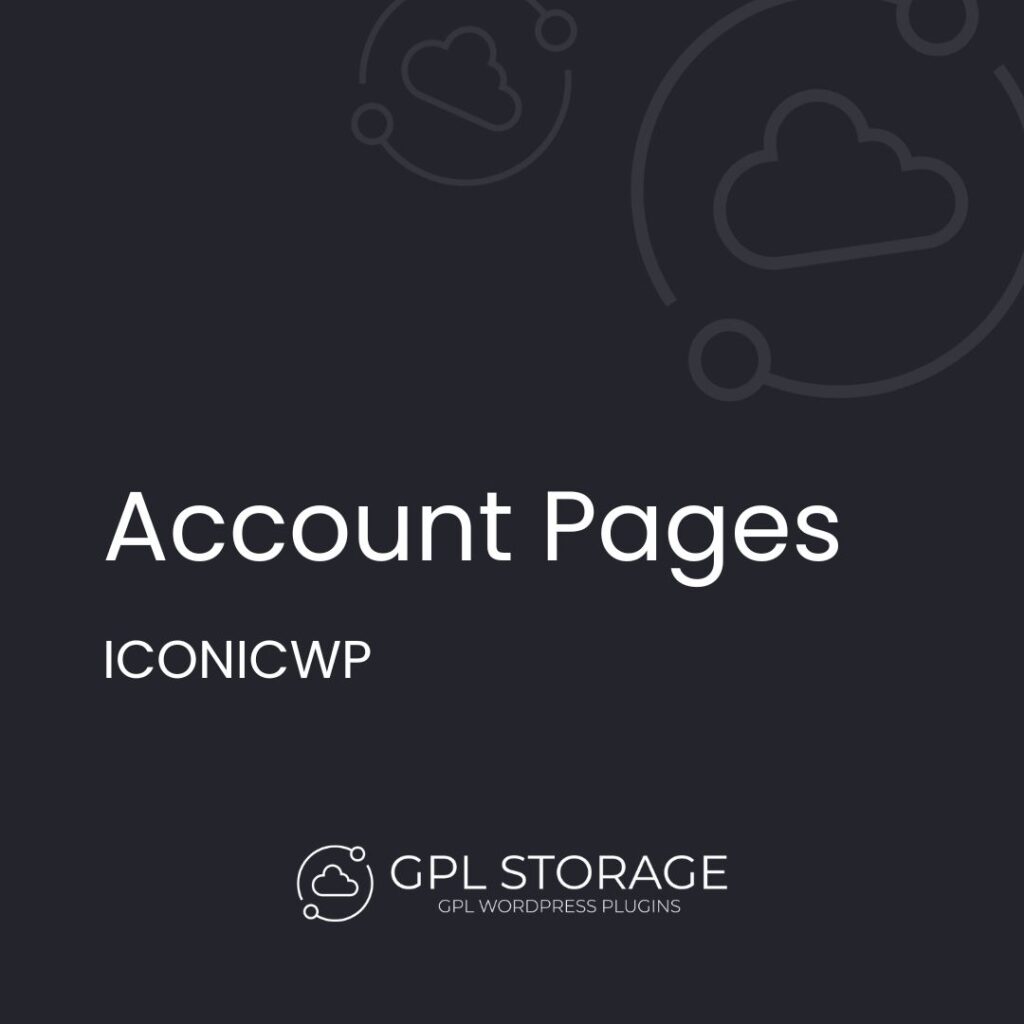 Account Pages-ICONICWP GPL Download