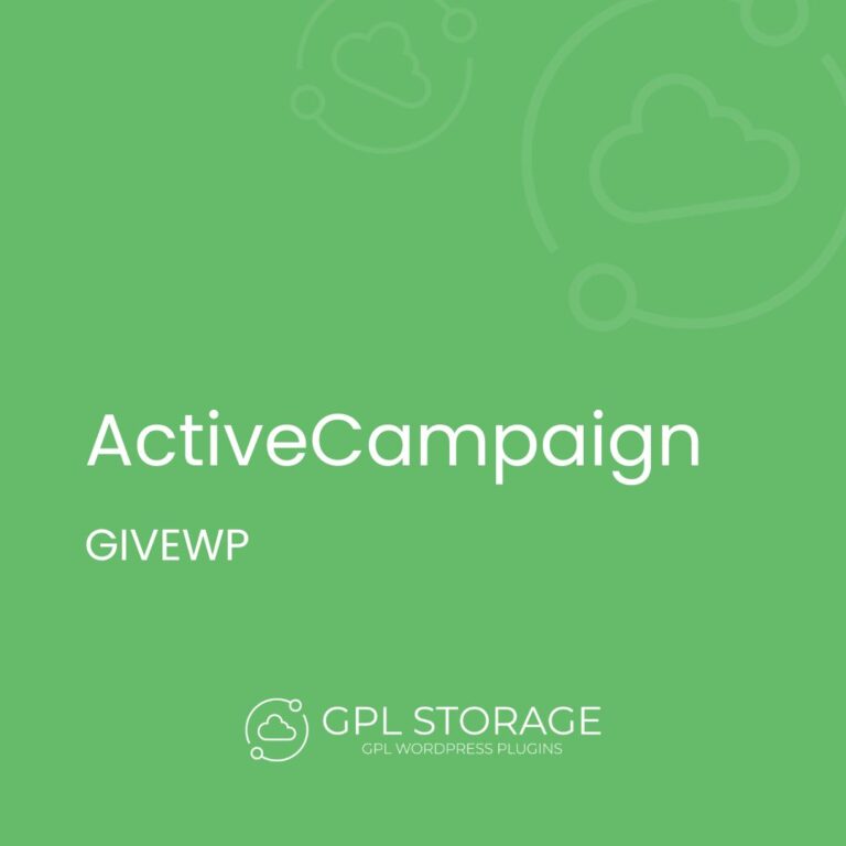 Give ActiveCampaign