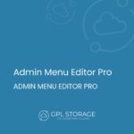 Admin Menu Editor Pro