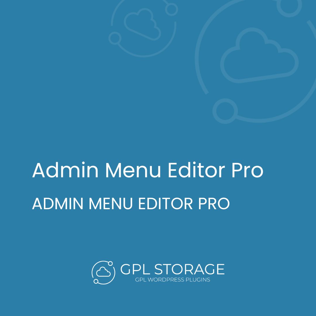 Admin Menu Editor Pro-ADMIN MENU EDITOR PRO GPL Download