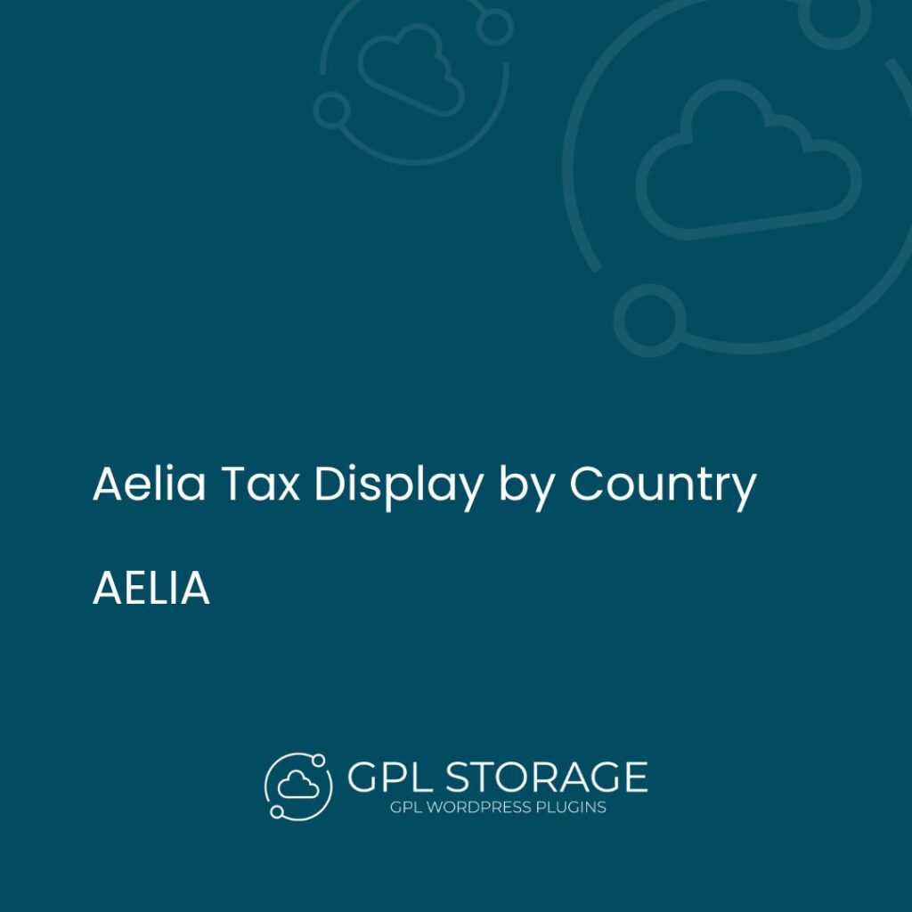 Aelia Tax Display By Country-AELIA GPL Download