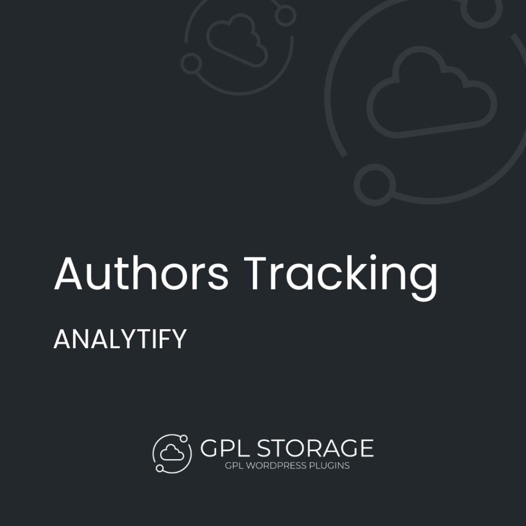 Authors Tracking-ANALYTIFY GPL Download