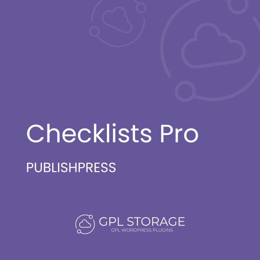 Checklists Pro-PUBLISHPRESS GPL Download