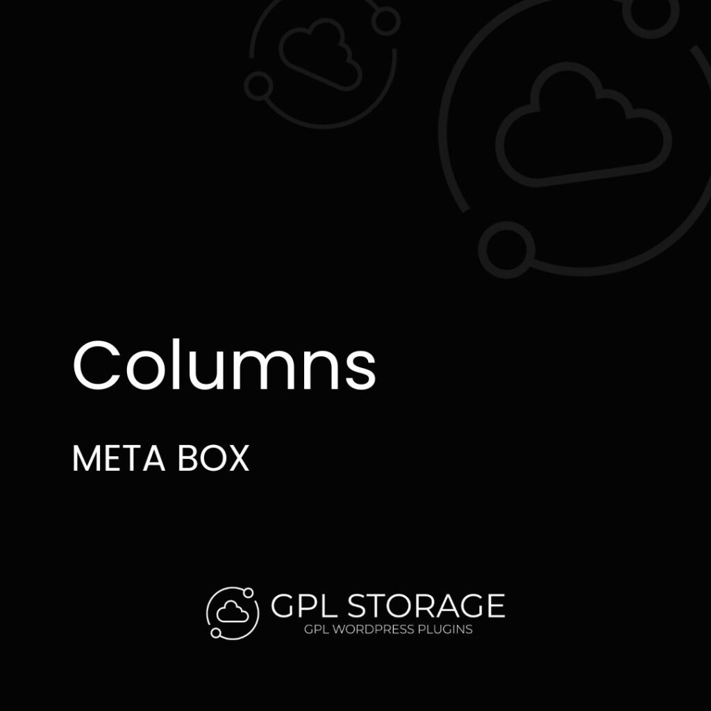 Columns-META BOX GPL Download